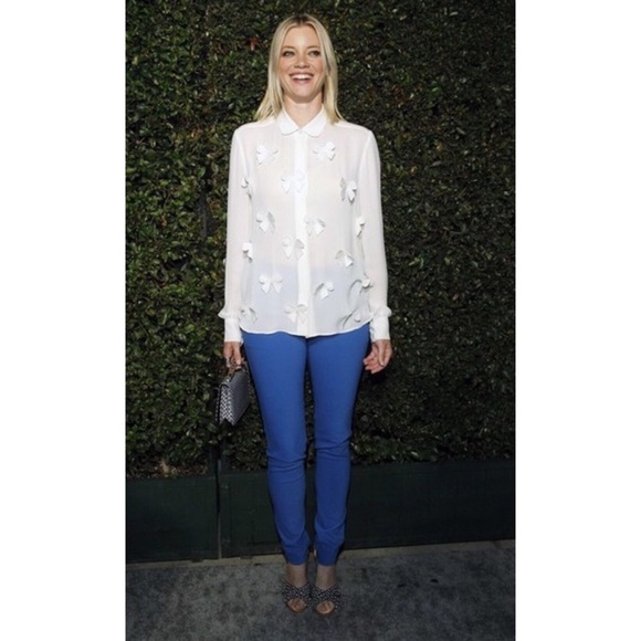 SOLD 🍾Stella McCartney Silk Bow Blouse - Picture 2 of 8